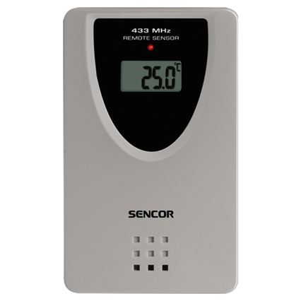Sencor - Weerstation met kleur LCD display, wekker en projector 2xAA + 2xAAA