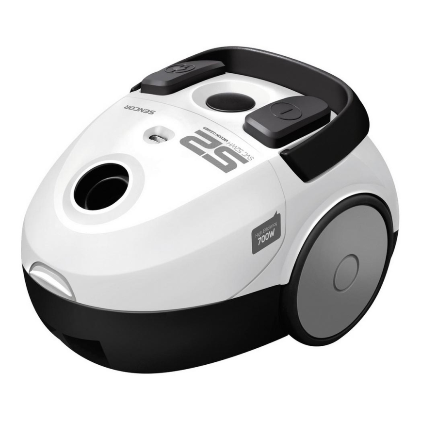 Sencor - Zak Stofzuiger 1,5 l 700W/230V wit