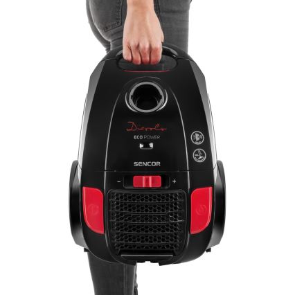 Sencor - Zak Stofzuiger 3 l 700W/230V zwart/rood