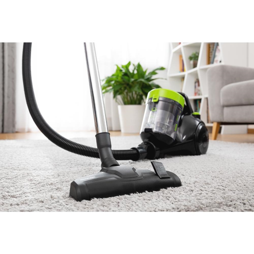 Sencor - Zakloze stofzuiger 2 l 700W/230V zwart/groen