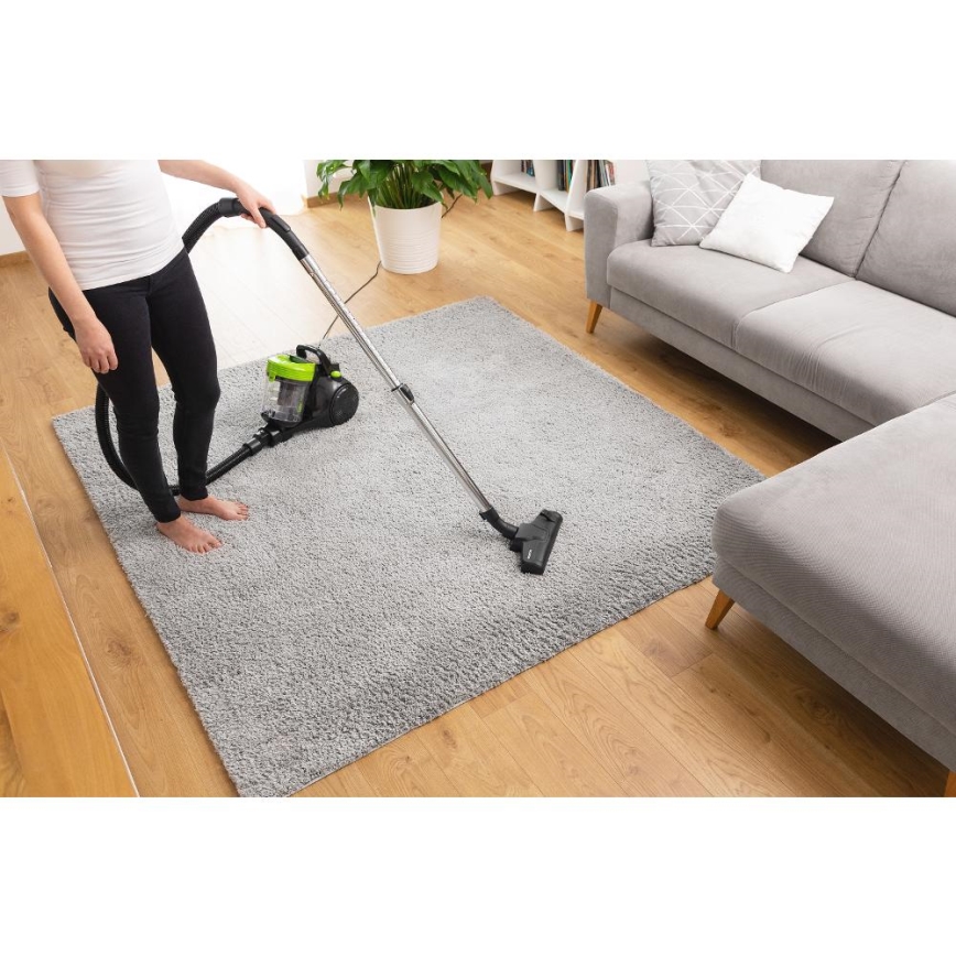 Sencor - Zakloze stofzuiger 2 l 700W/230V zwart/groen