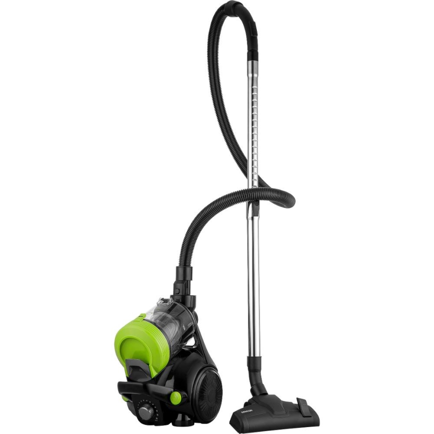 Sencor - Zakloze stofzuiger 2 l 700W/230V zwart/groen