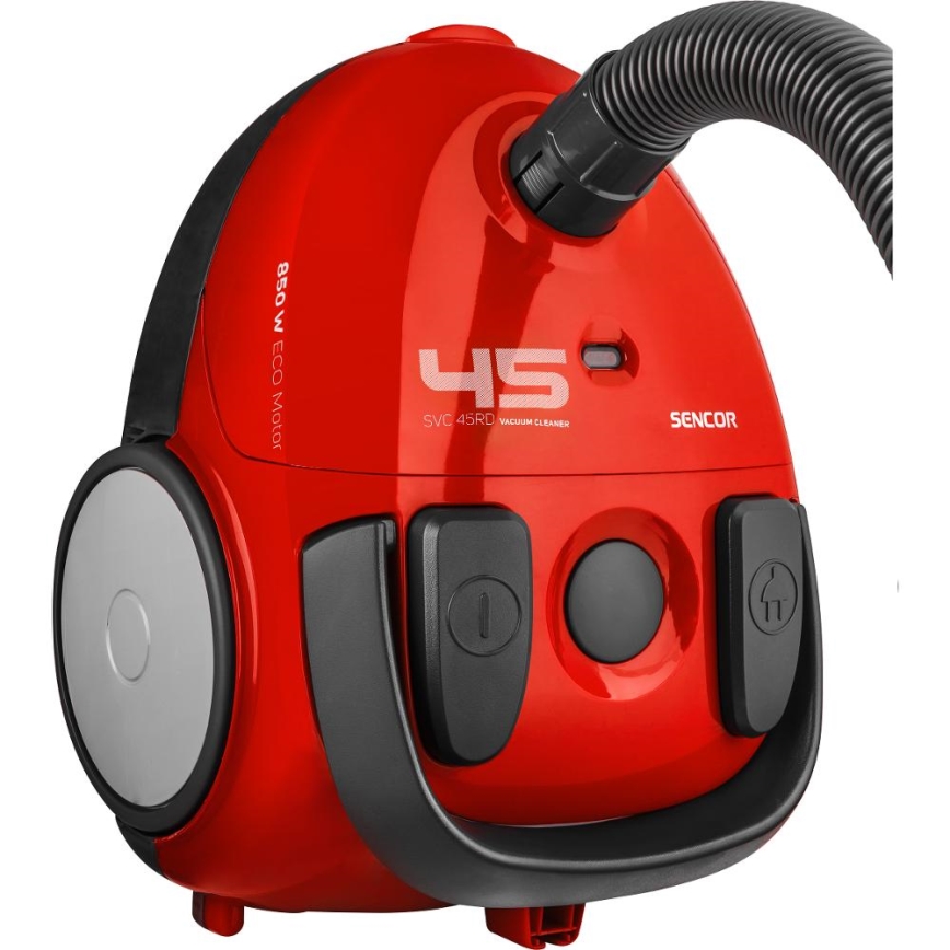 Sencor - Zakstofzuiger 1,5 l 850W/230V rood/zwart