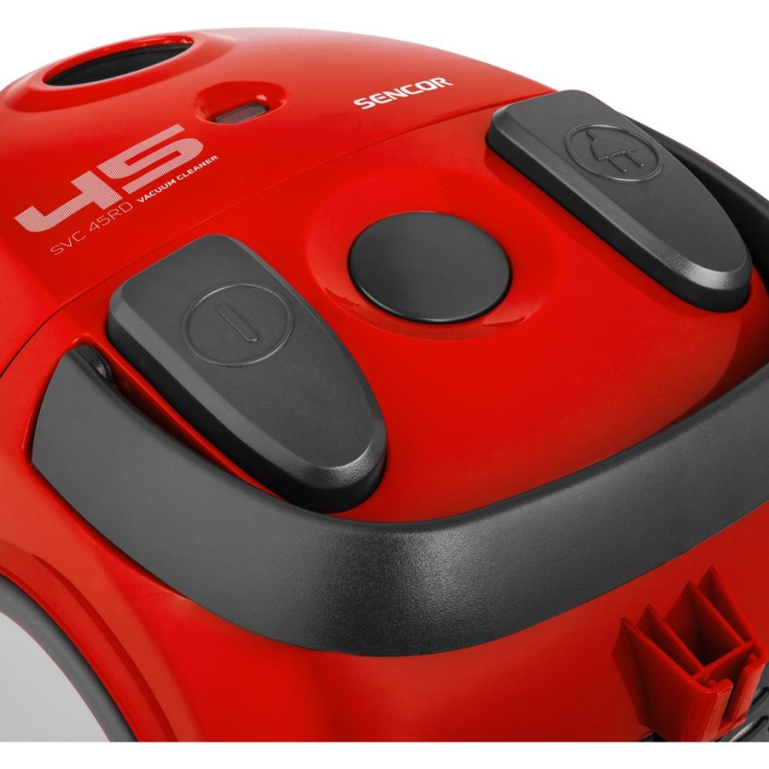 Sencor - Zakstofzuiger 1,5 l 850W/230V rood/zwart