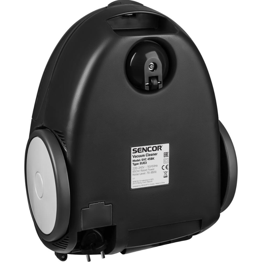 Sencor - Zakstofzuiger 1,5 l 850W/230V zwart