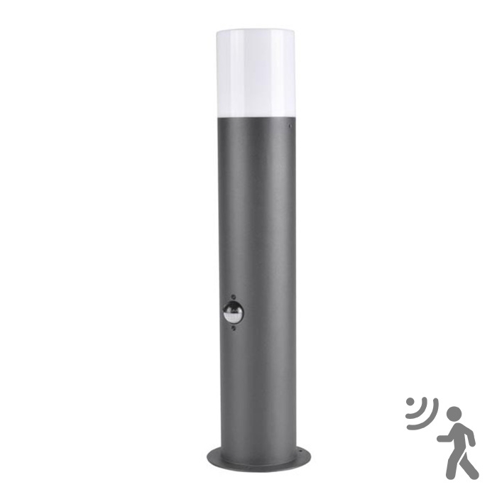 Sensorlamp voor buiten DALLAS 1xE27/12W/230V IP44 grafiet