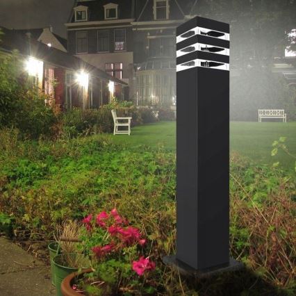 Sensorlamp voor buiten TEKSAS 1xE27/12W/230V IP44 44 cm antraciet