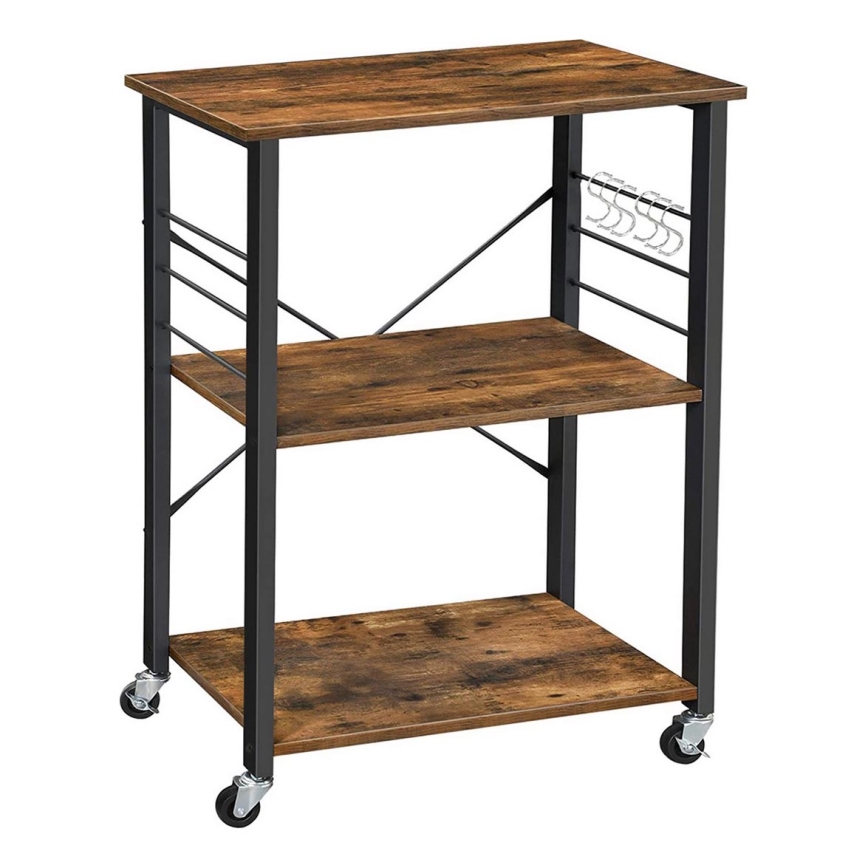 Serveertafel MARGE bruin