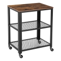Serveertafel MARGE bruin/zwart