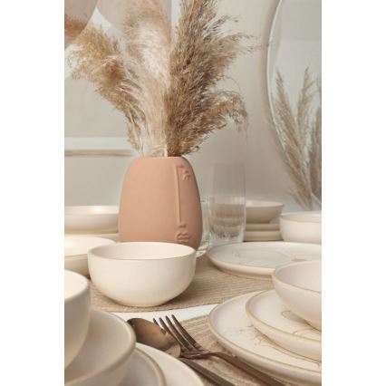 Serviesset 24-delig beige/keramiek