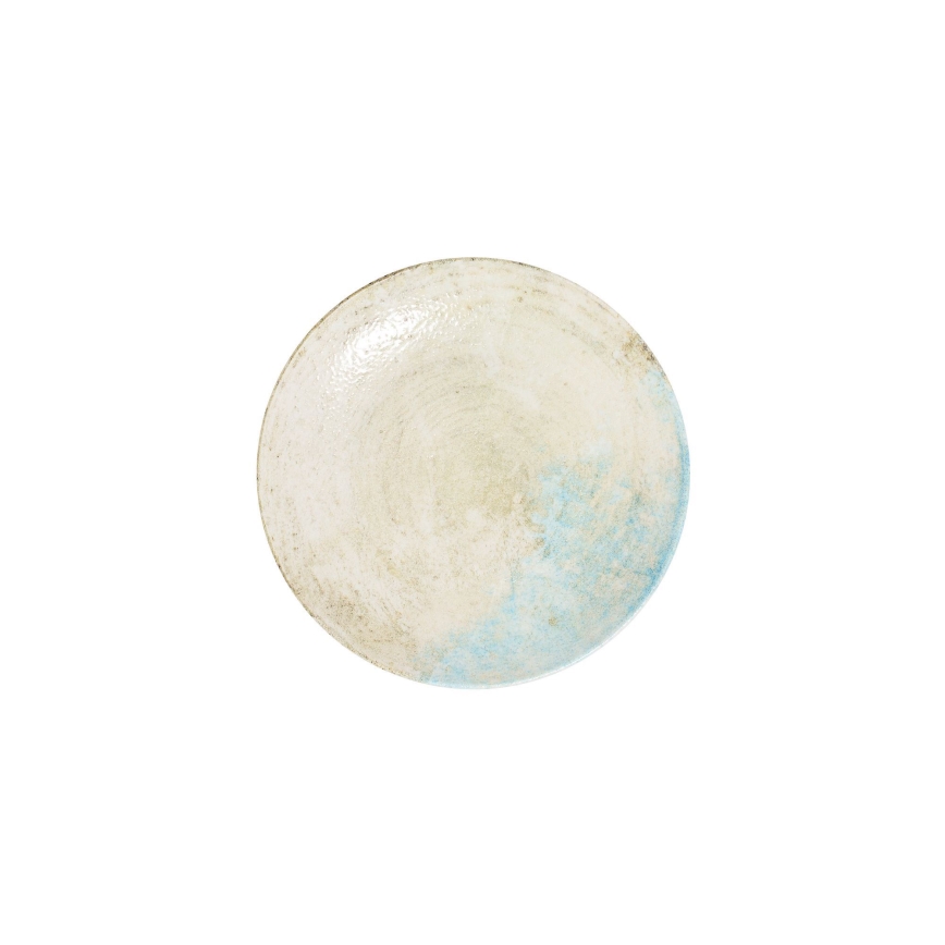Serviesset 24-delig blauw/beige/porselein