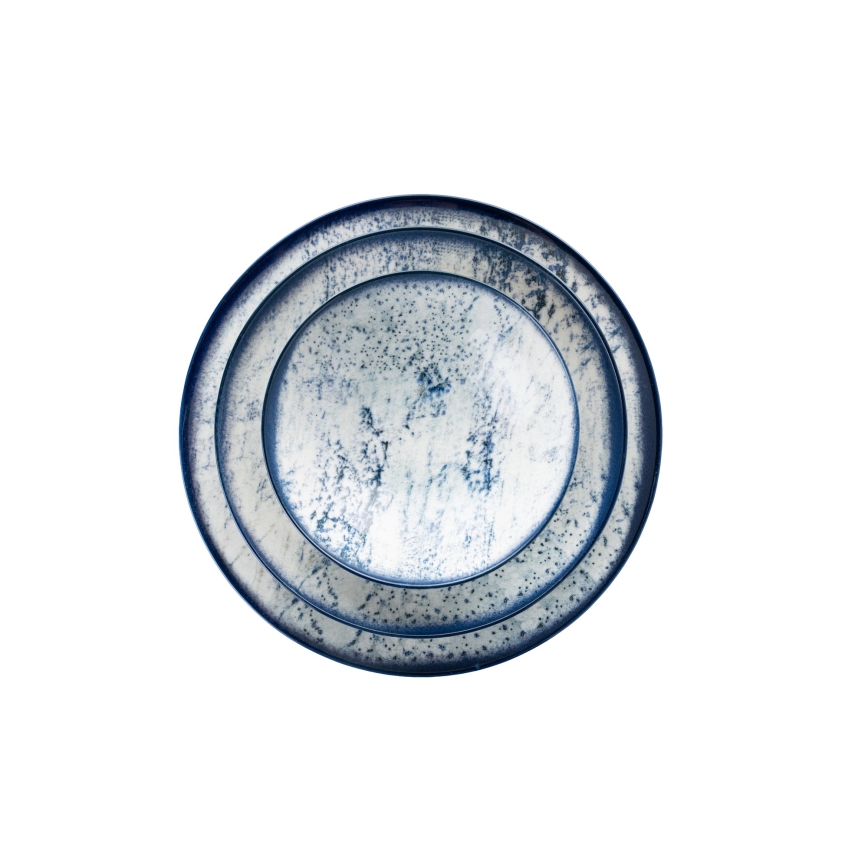 Serviesset 24-delig blauw/porselein