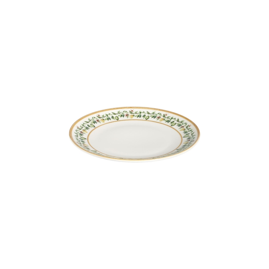 Serviesset 24-delig crème/beige/groen/porselein