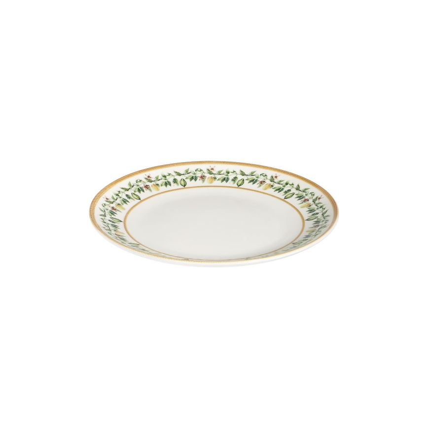 Serviesset 24-delig crème/beige/groen/porselein