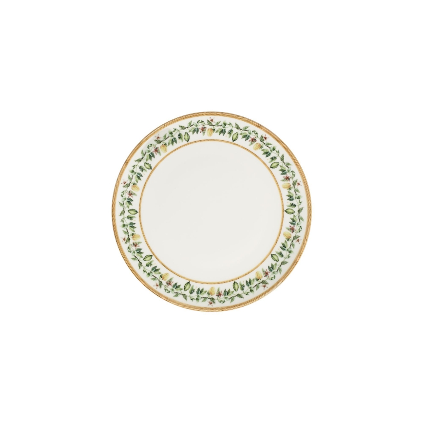 Serviesset 24-delig crème/beige/groen/porselein