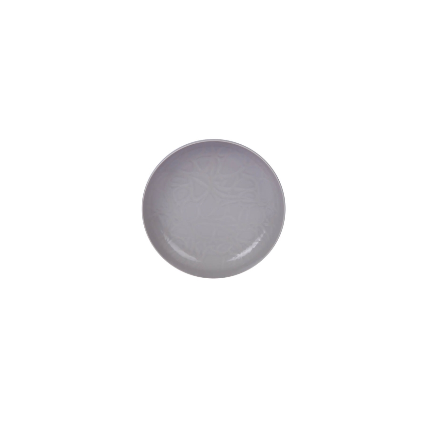 Serviesset 24-delig, grijs/porselein