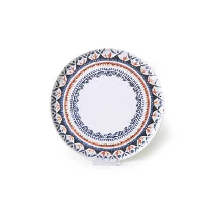 Serviesset 24-delig kleurrijk/steengoed