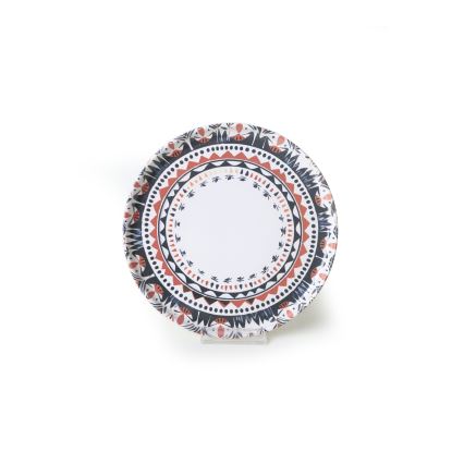 Serviesset 24-delig kleurrijk/steengoed