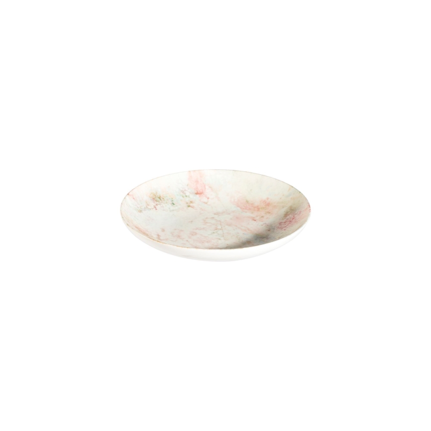 Serviesset 24-delig roze/beige/porselein