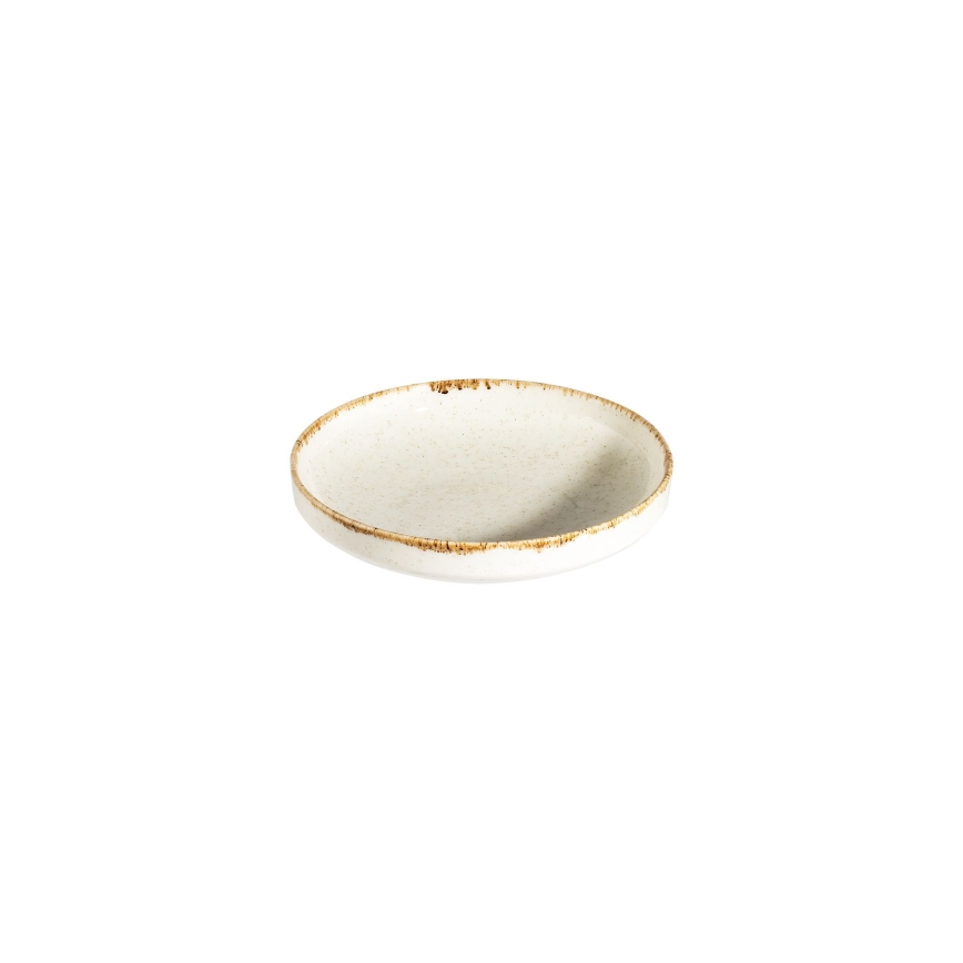 Serviesset 24-delig, wit/beige, porselein