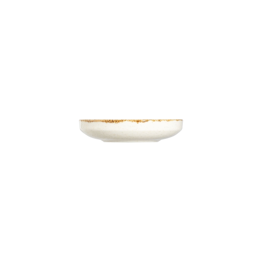 Serviesset 24-delig, wit/beige, porselein