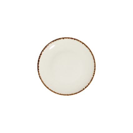 Serviesset 24-delig, wit/beige, porselein