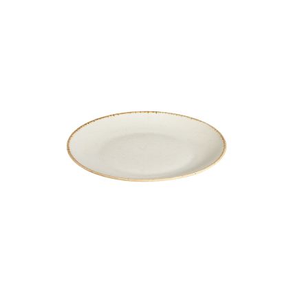 Serviesset 24-delig, wit/beige, porselein