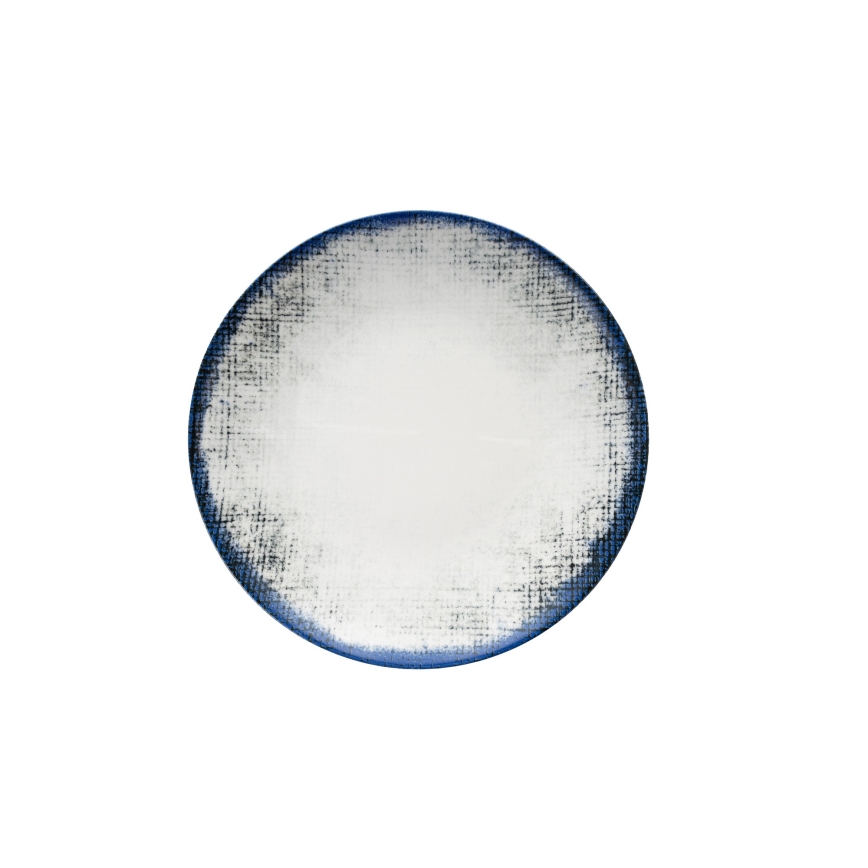 Serviesset 24-delig wit/blauw/porselein