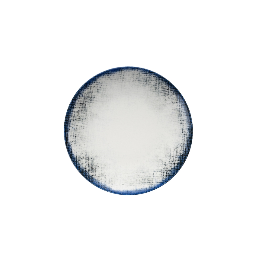 Serviesset 24-delig wit/blauw/porselein