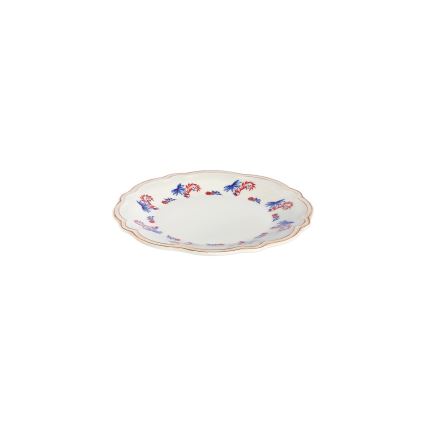 Serviesset 24-delig wit/blauw/rood/porselein