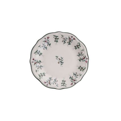 Serviesset 24-delig wit/groen porselein