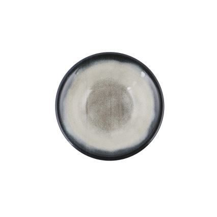 Serviesset 26-delig, blauw/bruin, porselein