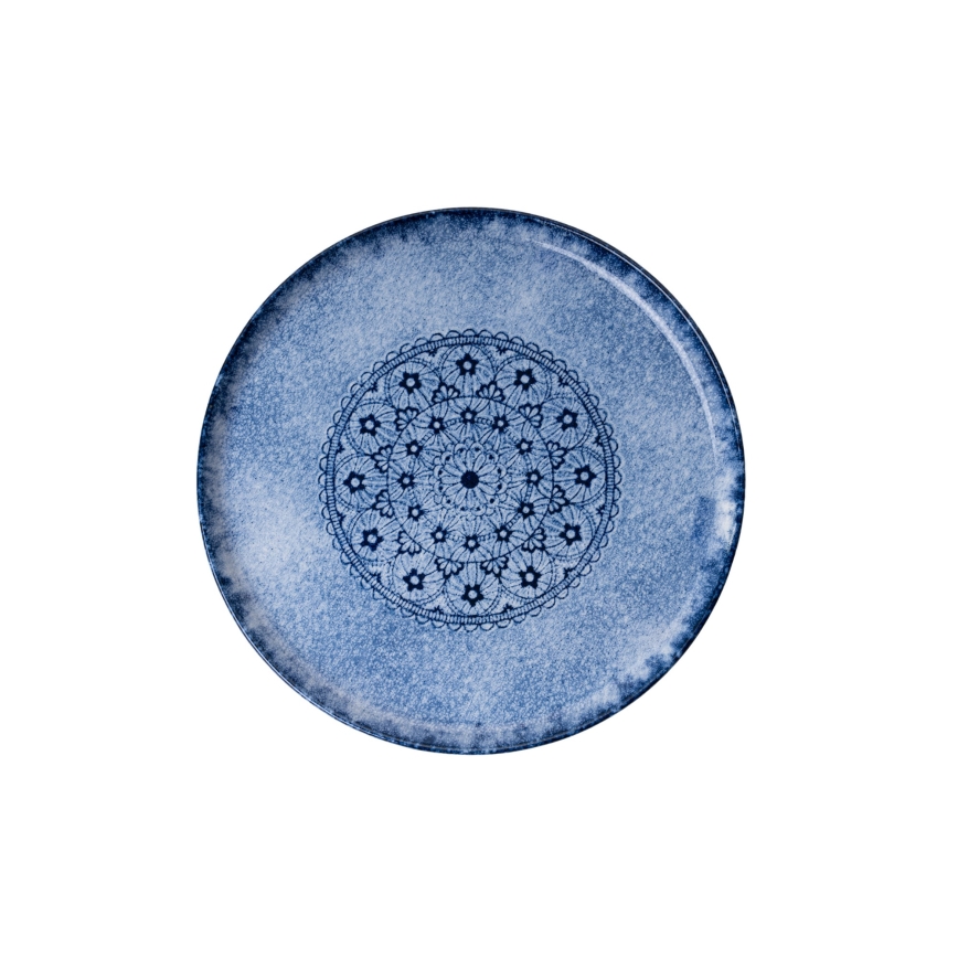 Serviesset 27-delig blauw/porselein