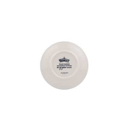 Serviesset 4-delig zwart/wit/porselein