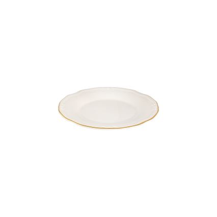 Serviesset 53-delig wit/goud/porselein