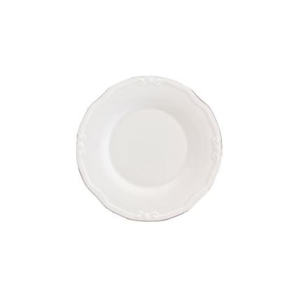 Serviesset 53-delig wit/zilverkleurig/porselein