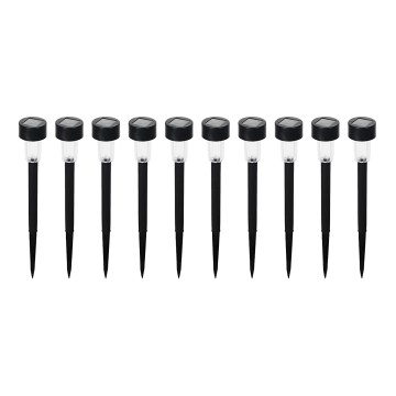 SET 10x LED Zonne-energie lamp LED/0,06W/1,2V 6000K IP44 40 mAh
