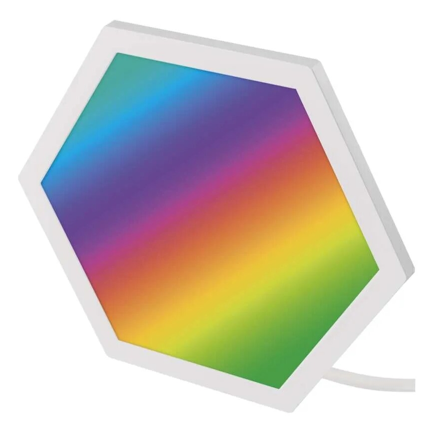 SET 10x RGBIC Dimbaar lichtpaneel LED/1,9W/230V Wi-Fi Tuya