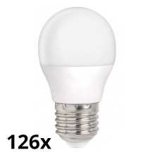 SET 126x LED Lamp P45 E27/11W/230V 2700K