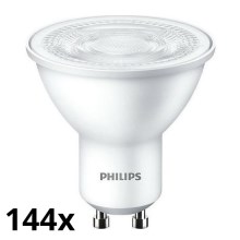SET 144x LED Lamp Philips GU10/4,7W/230V 2700K