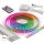 SET 1x dimbare RGBW LED-strip DIGITALE LED/9,6W/230V 3 m + 3x inbouwprofiel 1 m zilver/wit + afstandsbediening