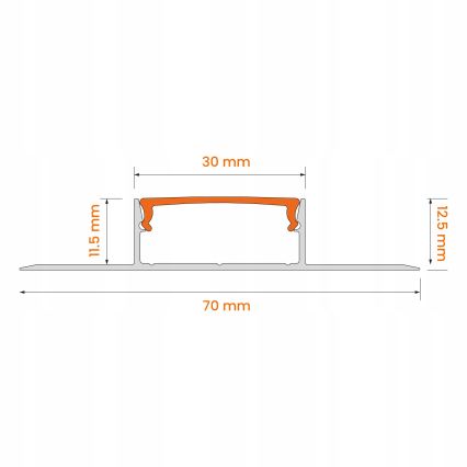SET 1x LED RGBW dimbare strip NEO LITE MUSIC LED/24W/230V 5 m IP65 Wi-Fi Tuya + 5x inbouwprofiel 1 m zilver/wit + afstandsbediening