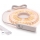 SET 1x LED-strip met bewegingssensor FLEX LED/3,6W/4xAA 2 m + 2x inbouwprofiel 1 m zilver/wit