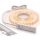 SET 1x LED-strip met bewegingssensor FLEX LED/3,6W/4xAA 2 m + 2x inbouwprofiel 1 m zilver/wit