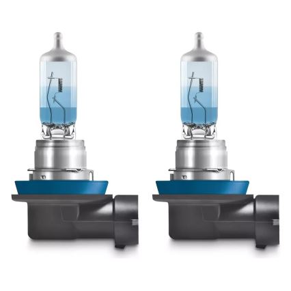 SET 2x Autolamp COOL BLAUW H11 PGJ19-2/55W/12V 5000K - Osram