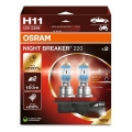 SET 2x Autolamp NIGHT BREAKER H11 PGJ19-2/55W/12V - Osram