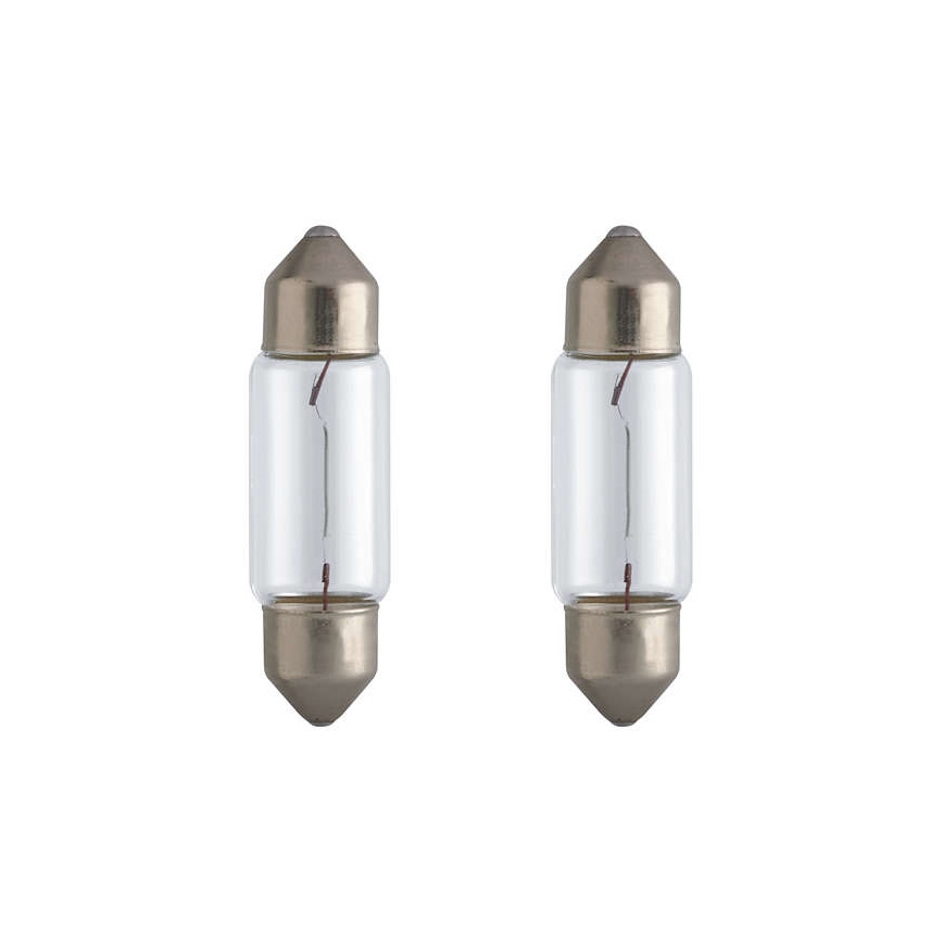 SET 2x Autolamp Philips VISION 12844B2 C5W SW8,5/5W/12V