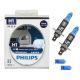SET 2x Autolamp Philips WHITEVISION 12258WHVSM H1 P14,5s/55W/12V
