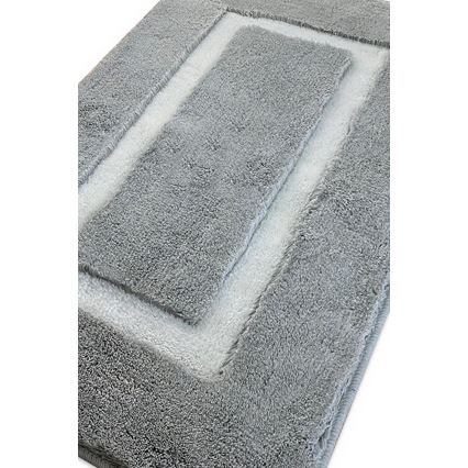 SET 2x Badkamer mat 60/100 cm grijs