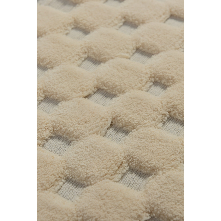 SET 2x Badkamer mat BAMBI 60/100 cm beige